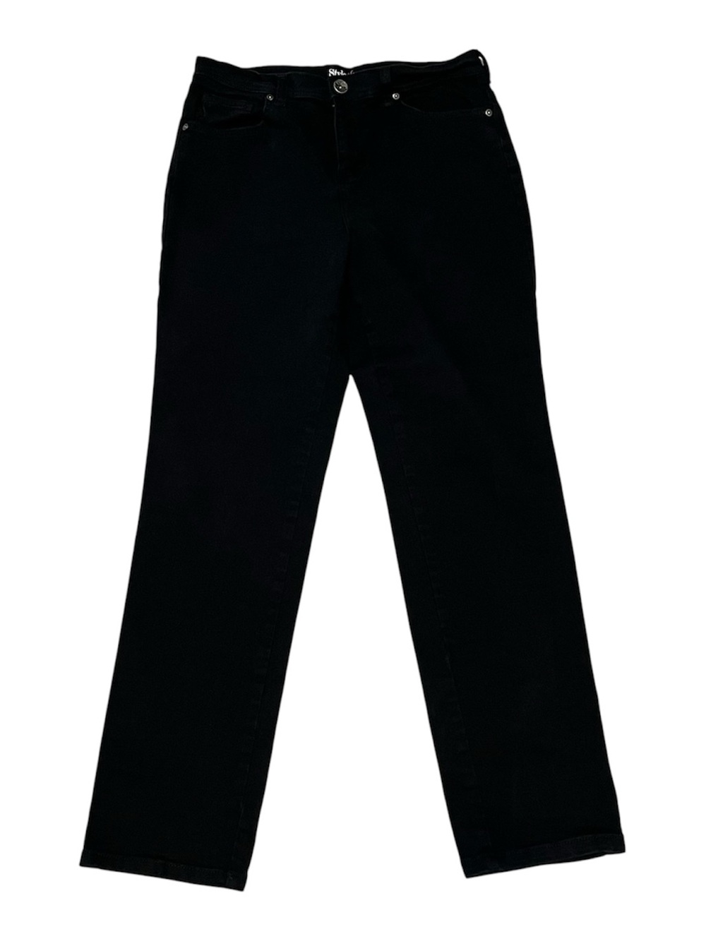 Style & Co Women's Black Jeans Size 8 Stretch Natural Fit Mid Rise